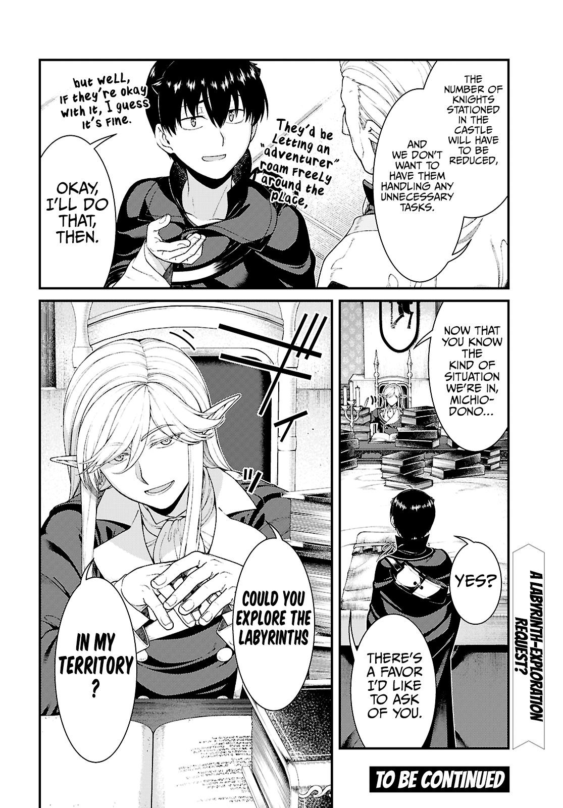 Isekai Meikyuu de Harem o, chapter 87