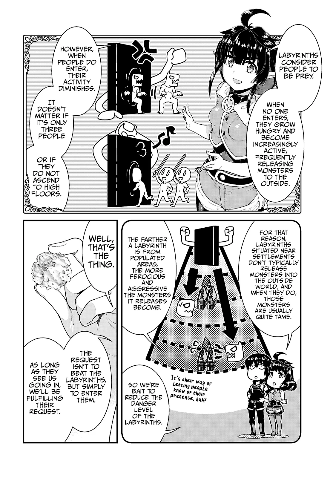 Isekai Meikyuu de Harem o, chapter 89