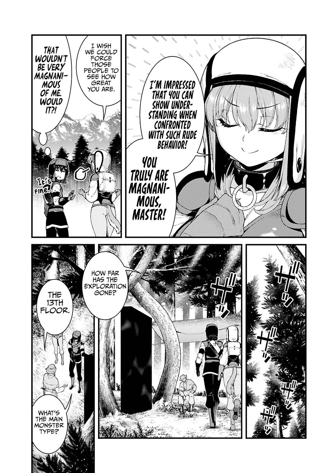 Isekai Meikyuu de Harem o, chapter 89