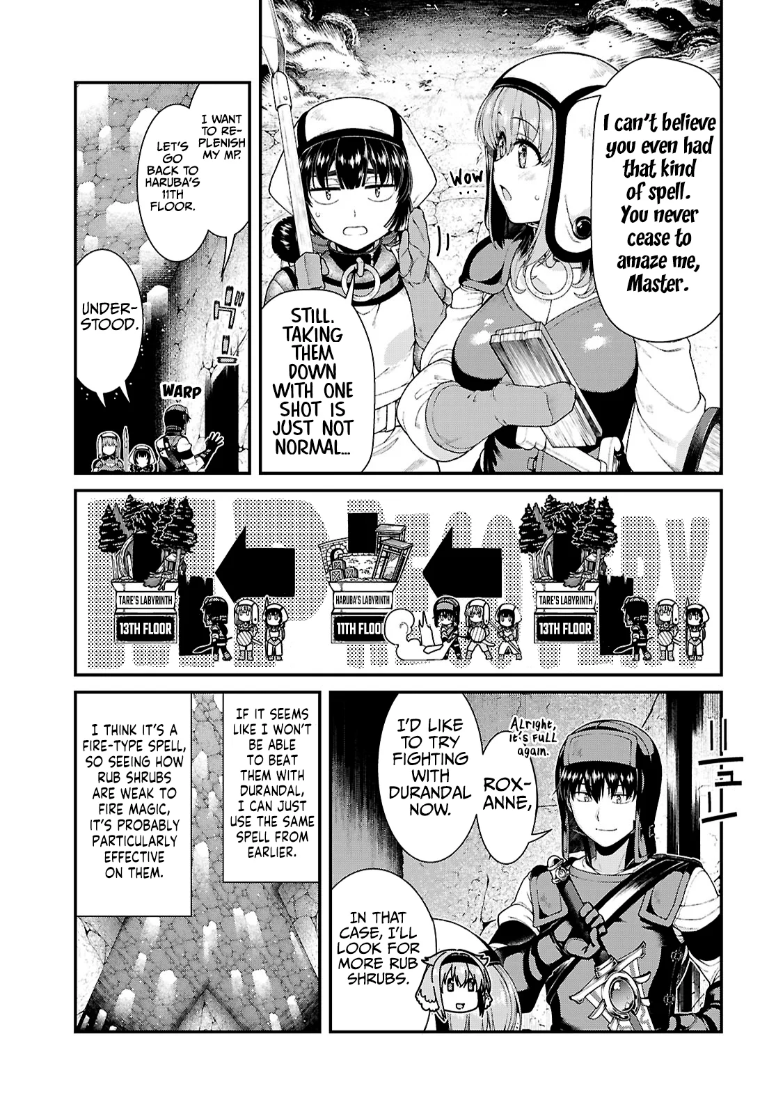 Isekai Meikyuu de Harem o, chapter 90