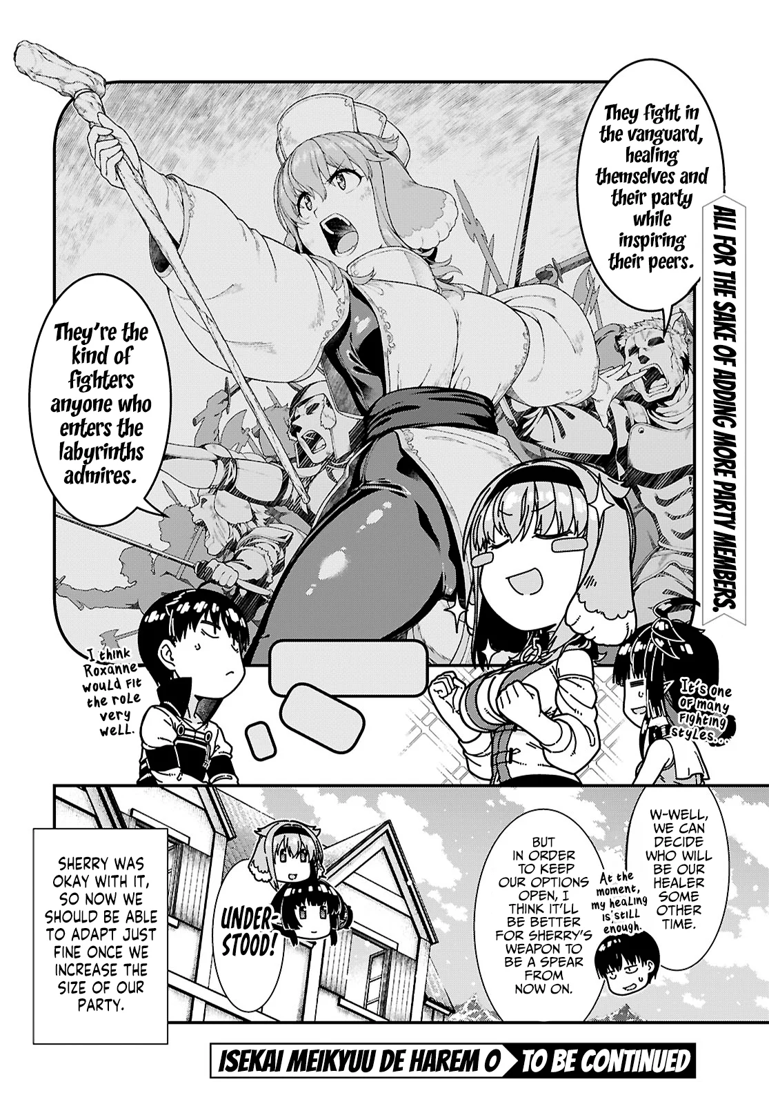 Isekai Meikyuu de Harem o, chapter 91