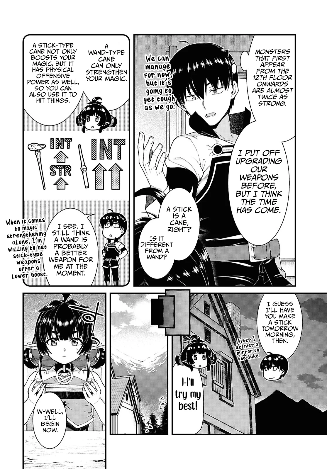 Isekai Meikyuu de Harem o, chapter 91