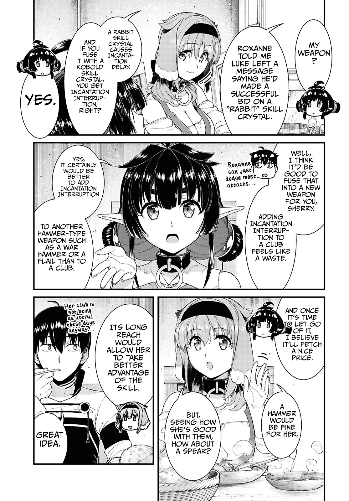 Isekai Meikyuu de Harem o, chapter 91