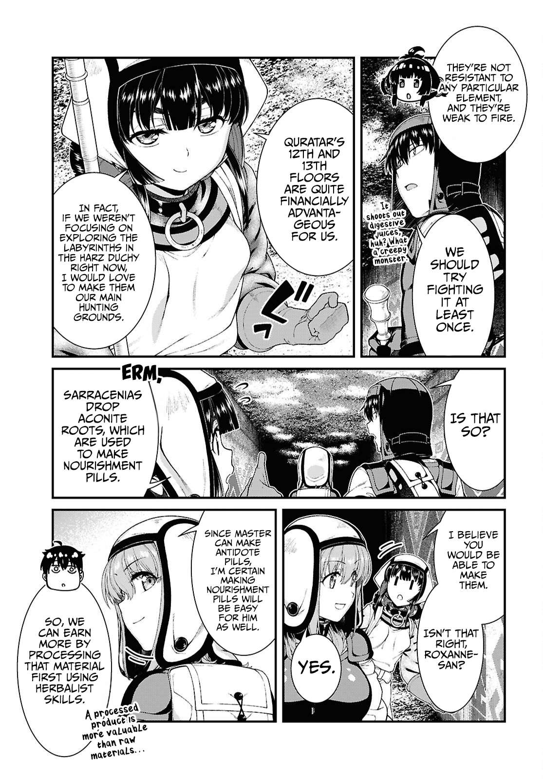 Isekai Meikyuu de Harem o, chapter 96