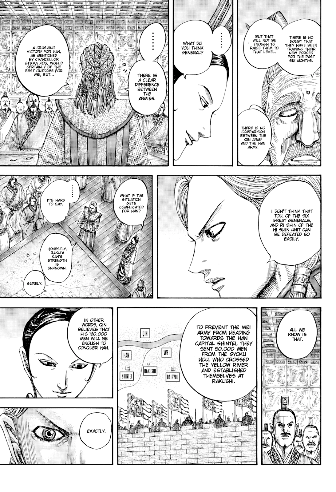 Kingdom, chapter 815