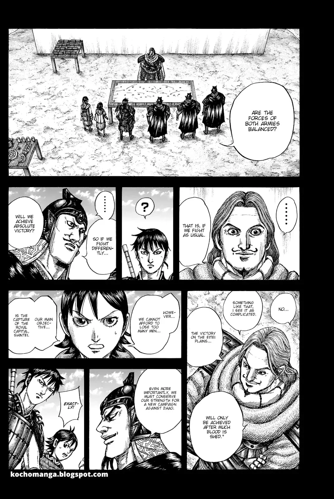 Kingdom, chapter 817