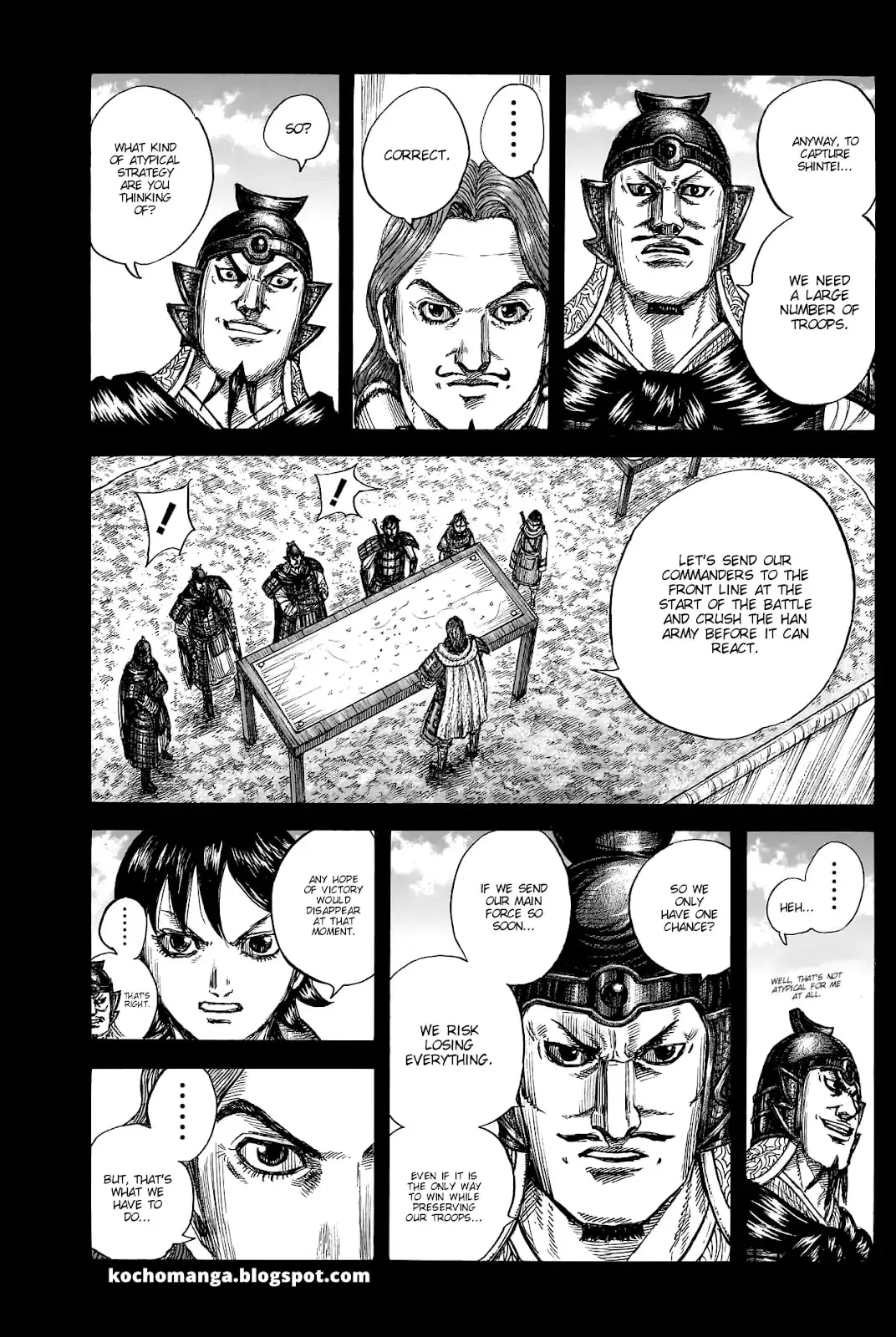 Kingdom, chapter 817