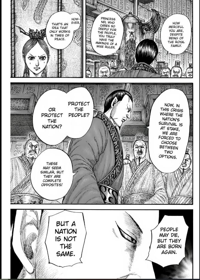 Kingdom, chapter 833