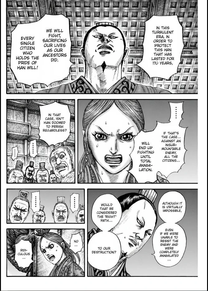 Kingdom, chapter 833