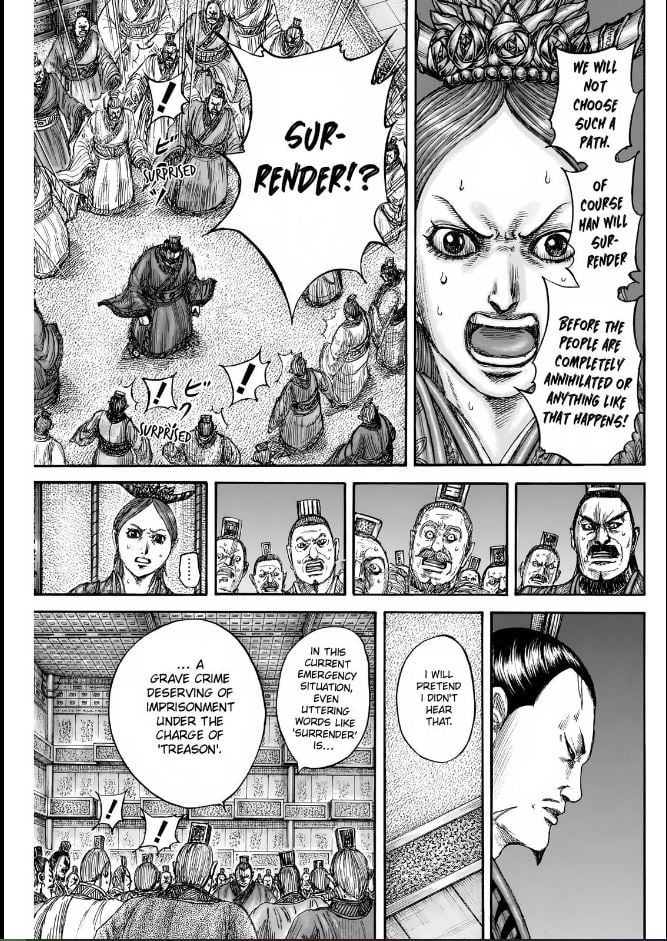 Kingdom, chapter 833