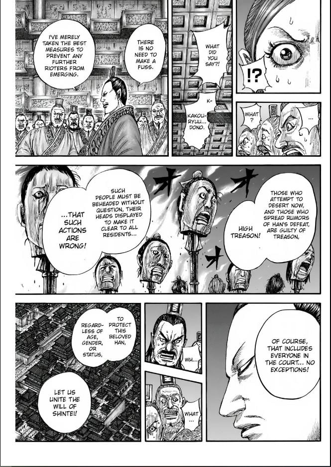 Kingdom, chapter 833