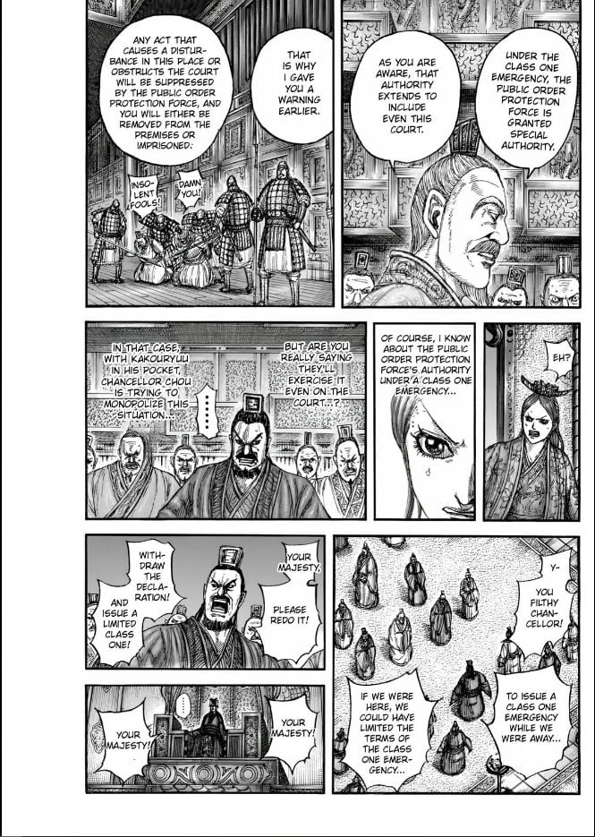 Kingdom, chapter 833