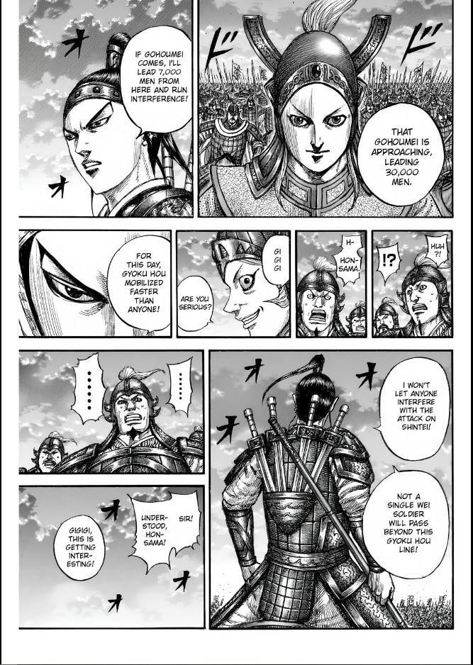 Kingdom, chapter 834