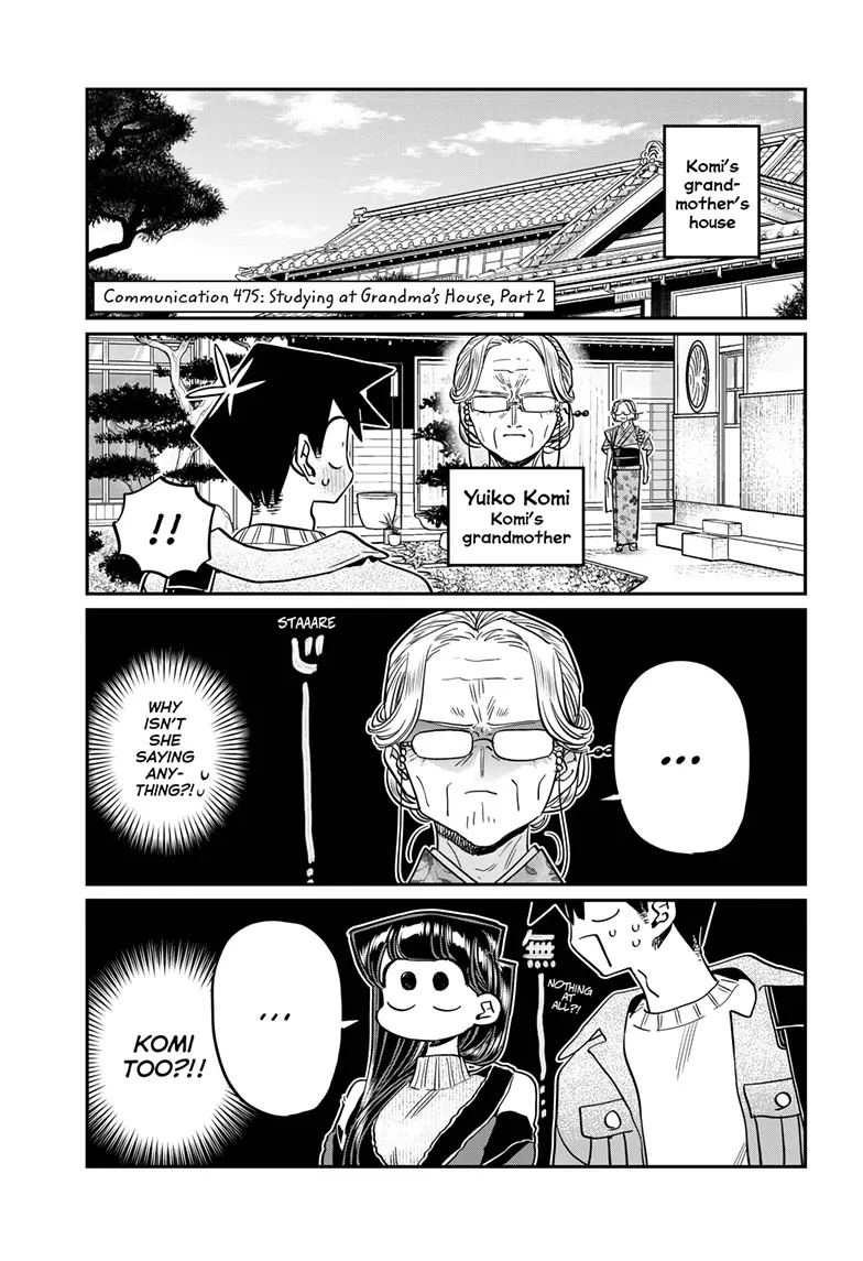 Komi Can't Communicate, Chapter 475