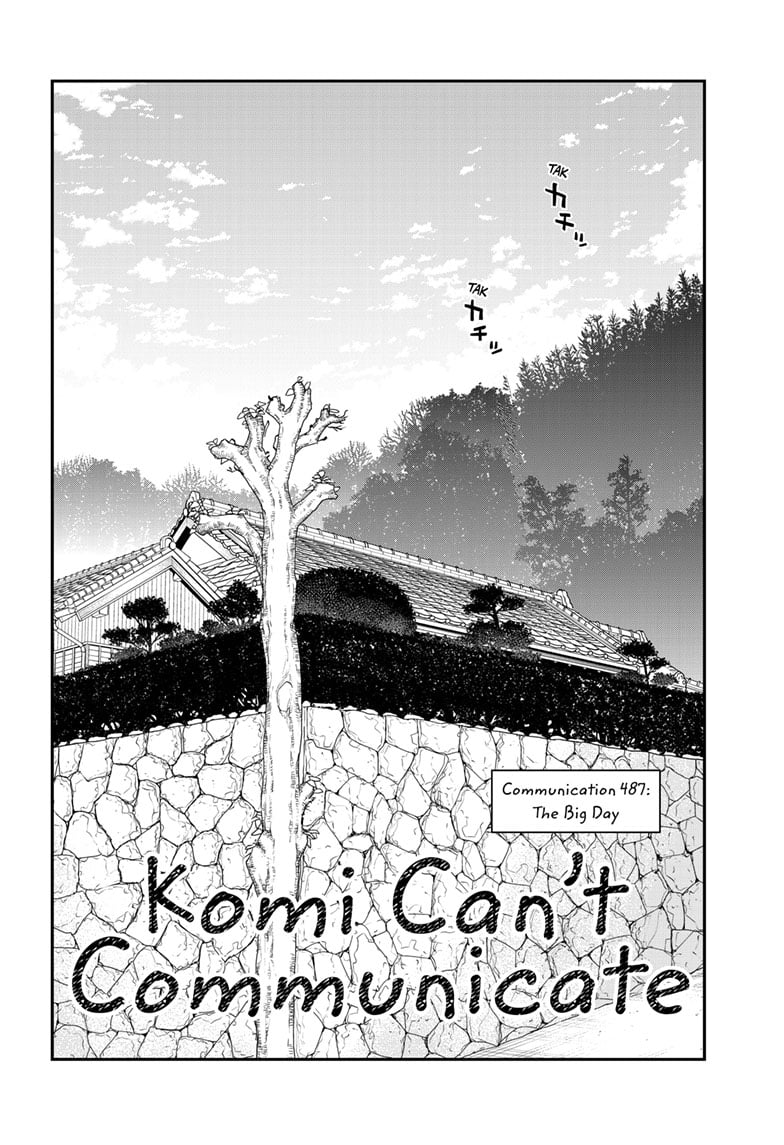 Komi Can't Communicate, Chapter 487