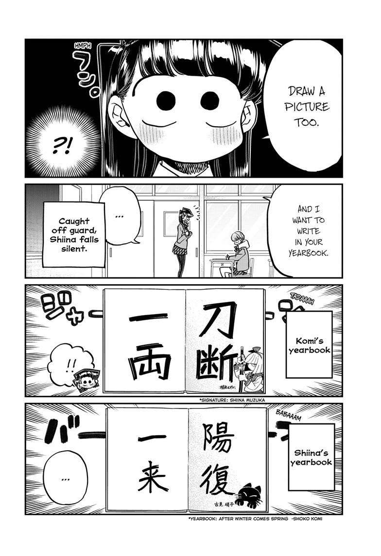 Komi Can't Communicate, Chapter 497