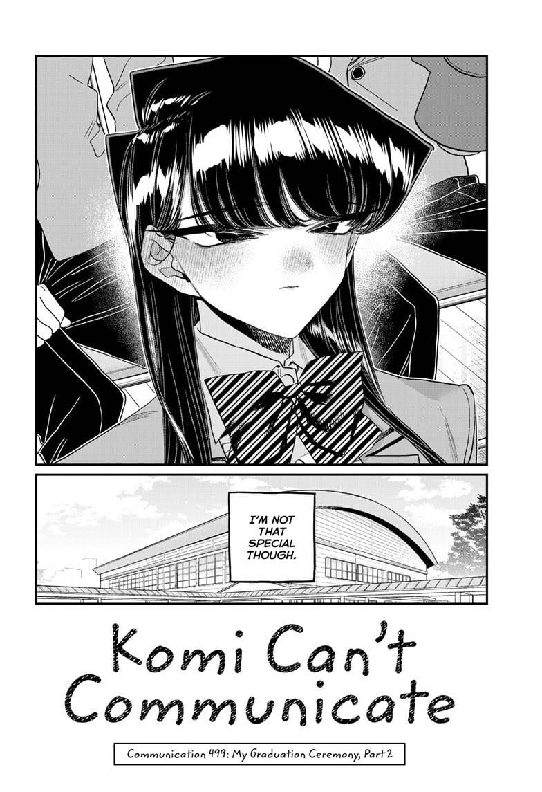 Komi Can’t Communicate, Chapter 499