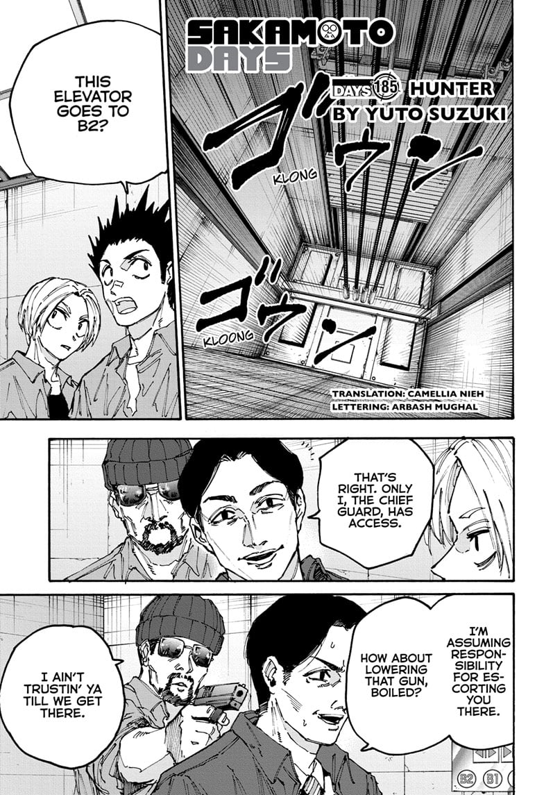 Sakamoto Days, chapter 185