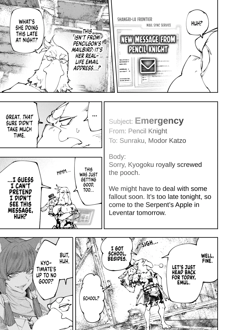 Shangri-La Frontier, Chapter 221
