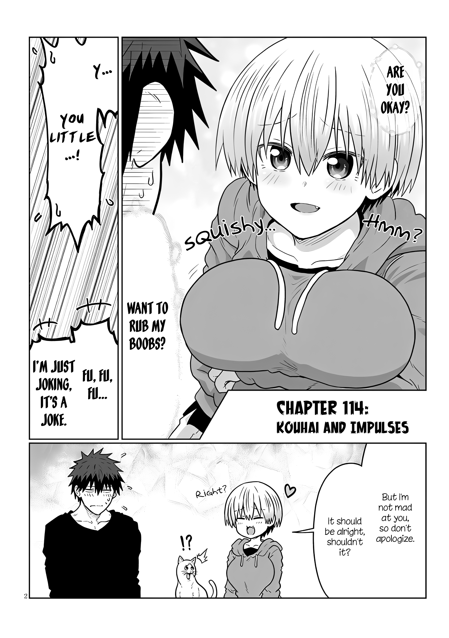 Uzaki-chan Wants to Hang Out!, Chapter 114