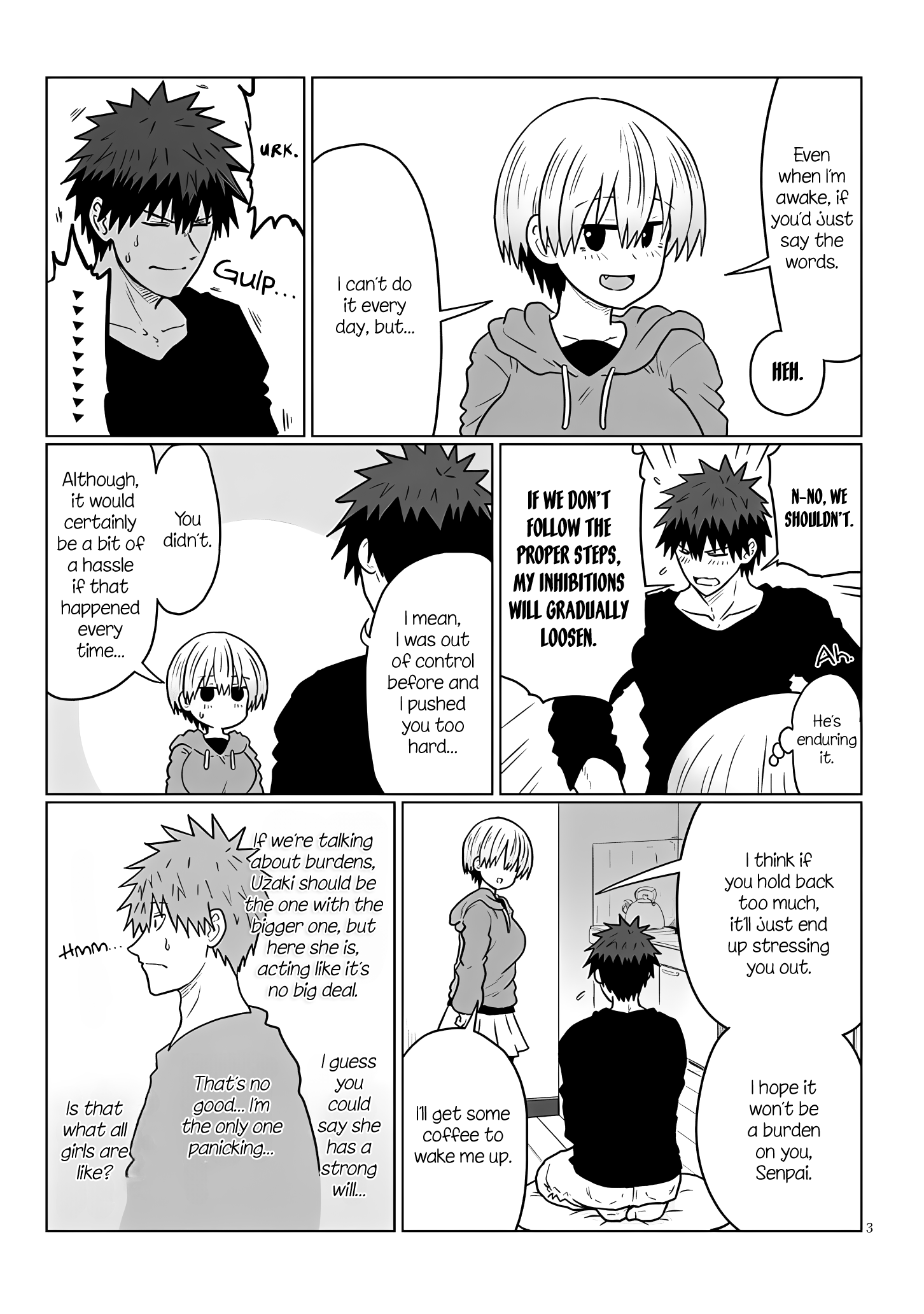 Uzaki-chan Wants to Hang Out!, Chapter 114