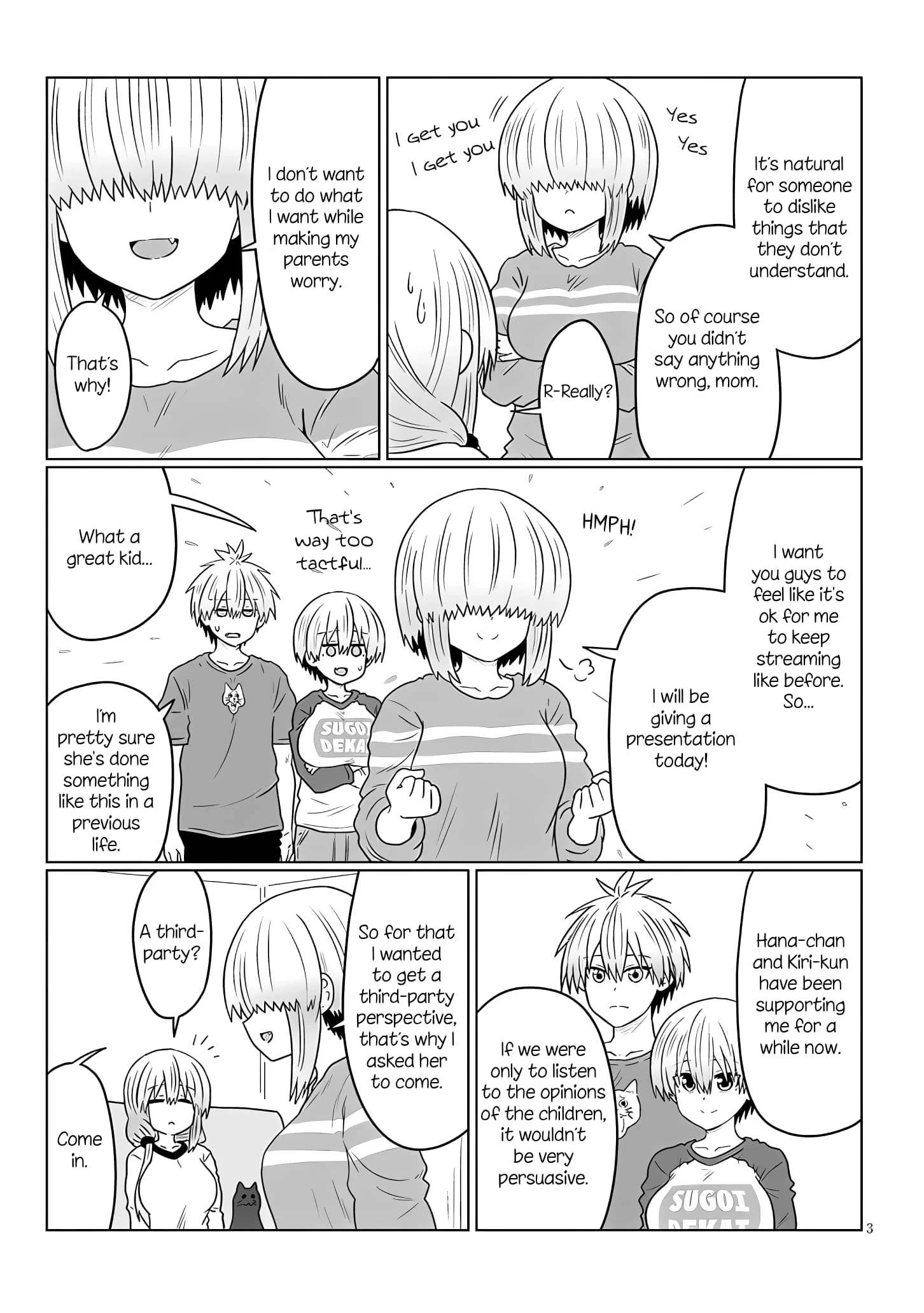 Uzaki-chan Wants to Hang Out, Chapter 117