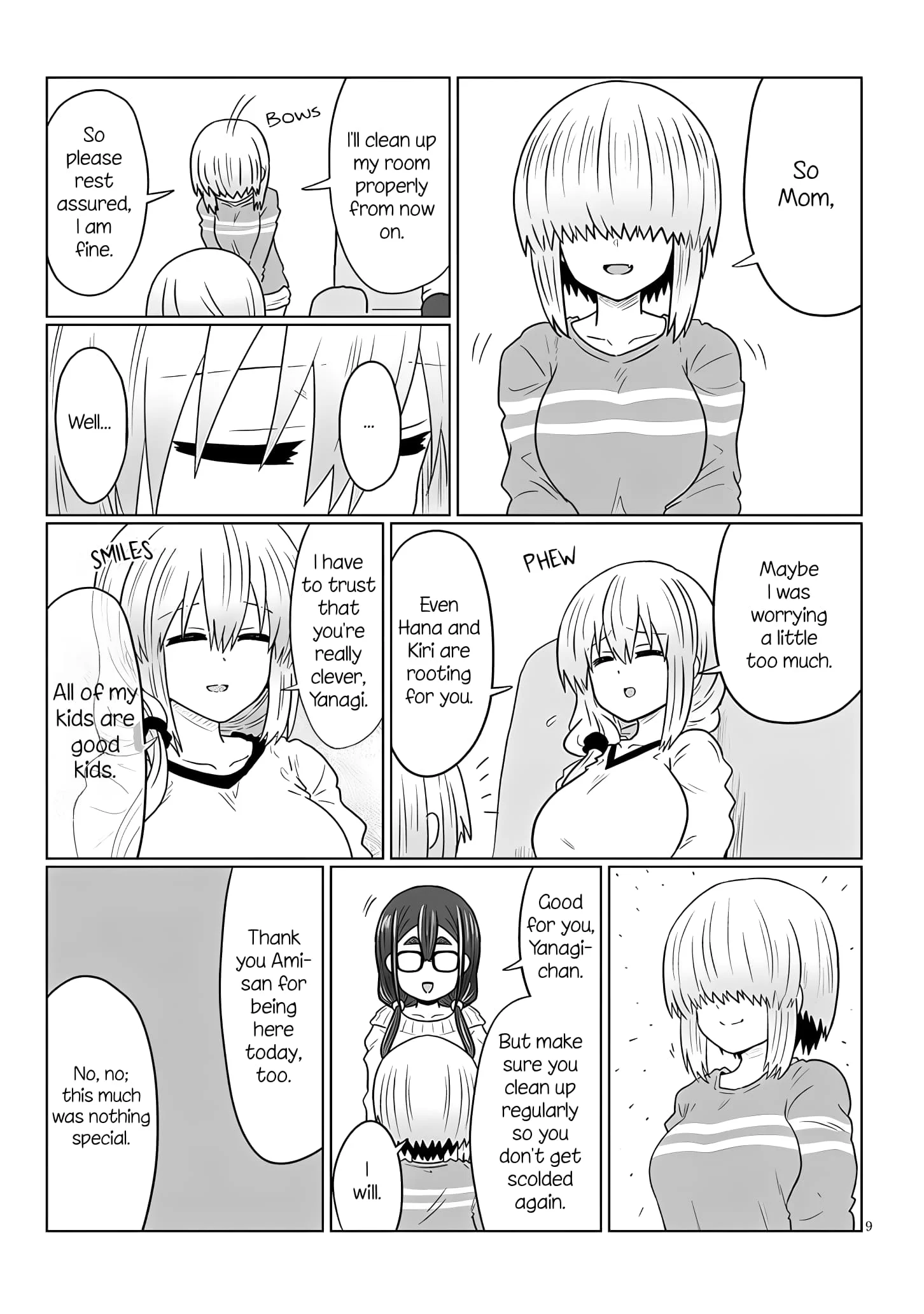 Uzaki-chan Wants to Hang Out, Chapter 117