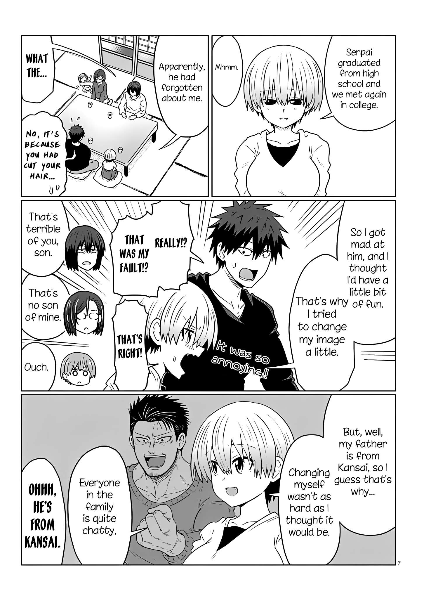 Uzaki-chan Wants to Hang Out, Chapter 118