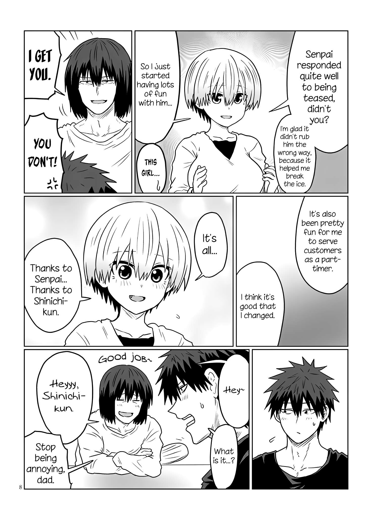 Uzaki-chan Wants to Hang Out, Chapter 118