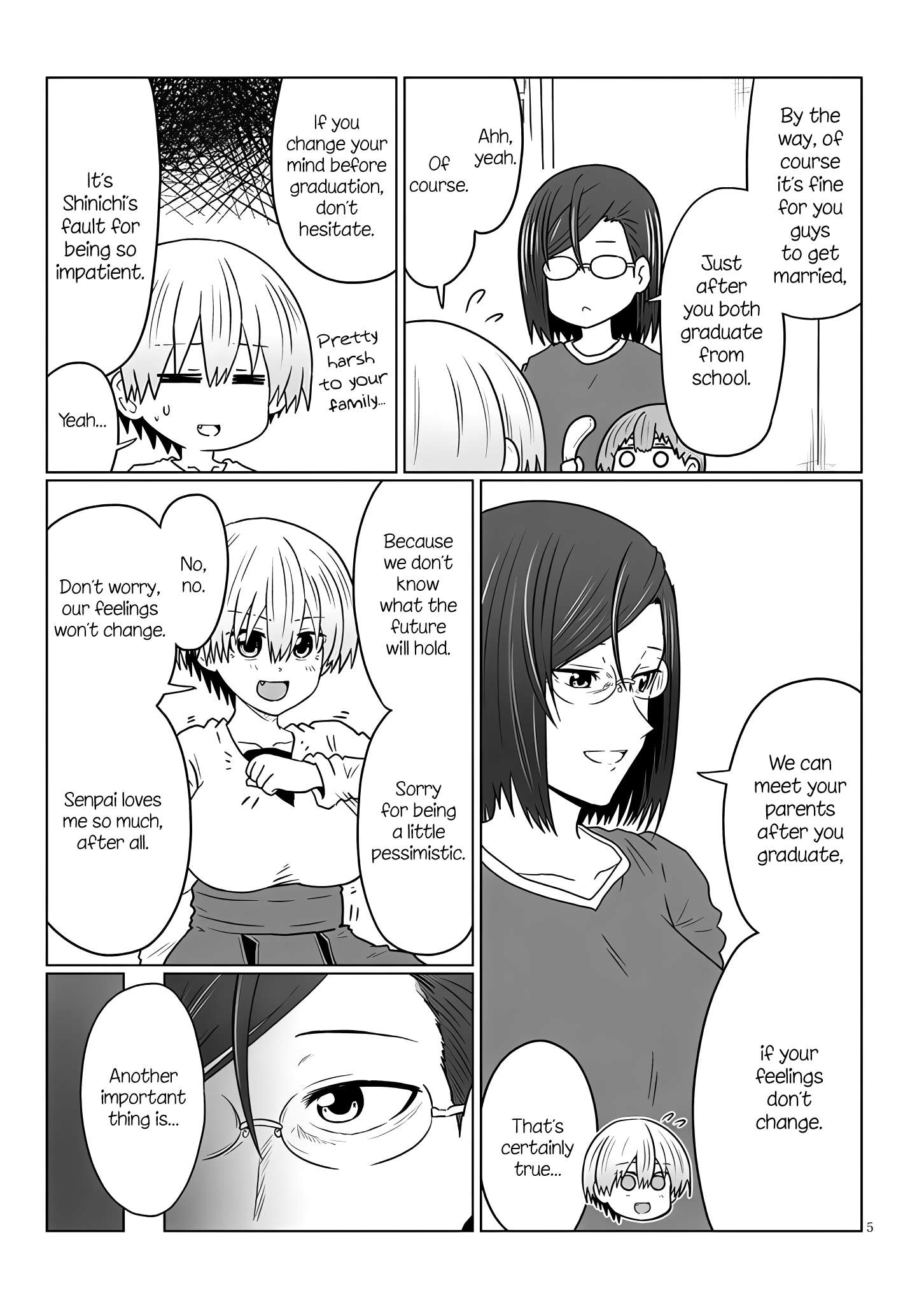 Uzaki-chan Wants to Hang Out, Chapter 119