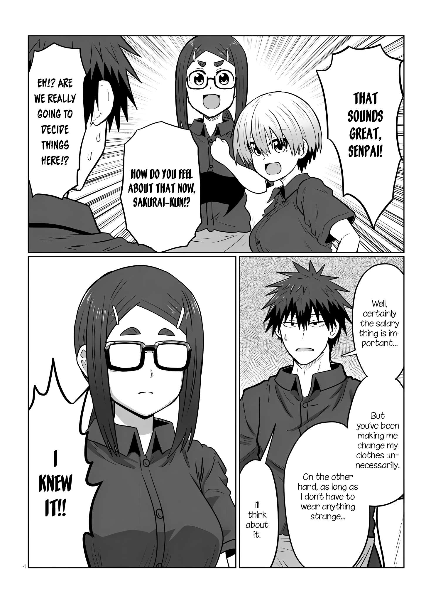 Uzaki-chan Wants to Hang Out, Chapter 121
