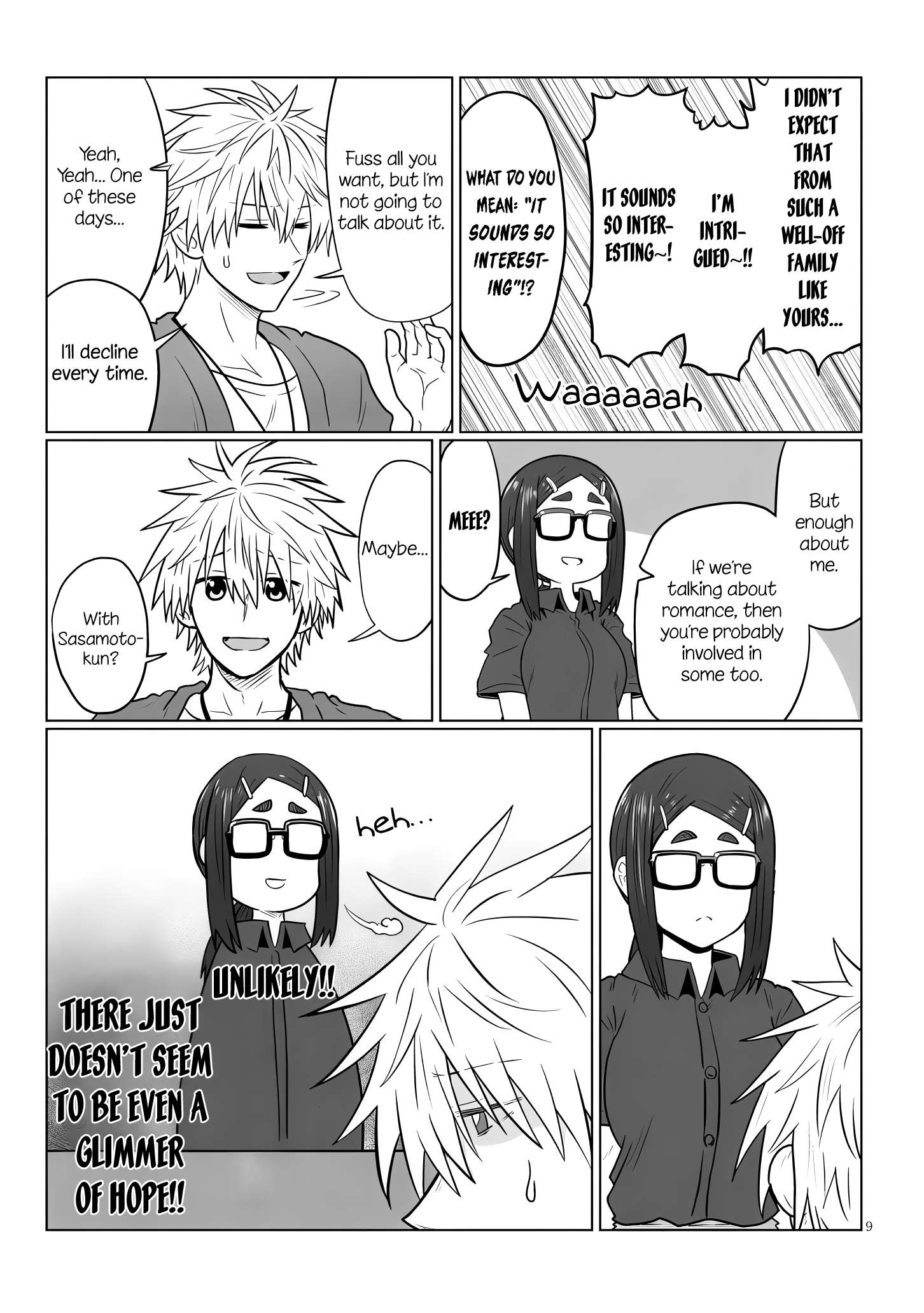 Uzaki-chan Wants to Hang Out, Chapter 121