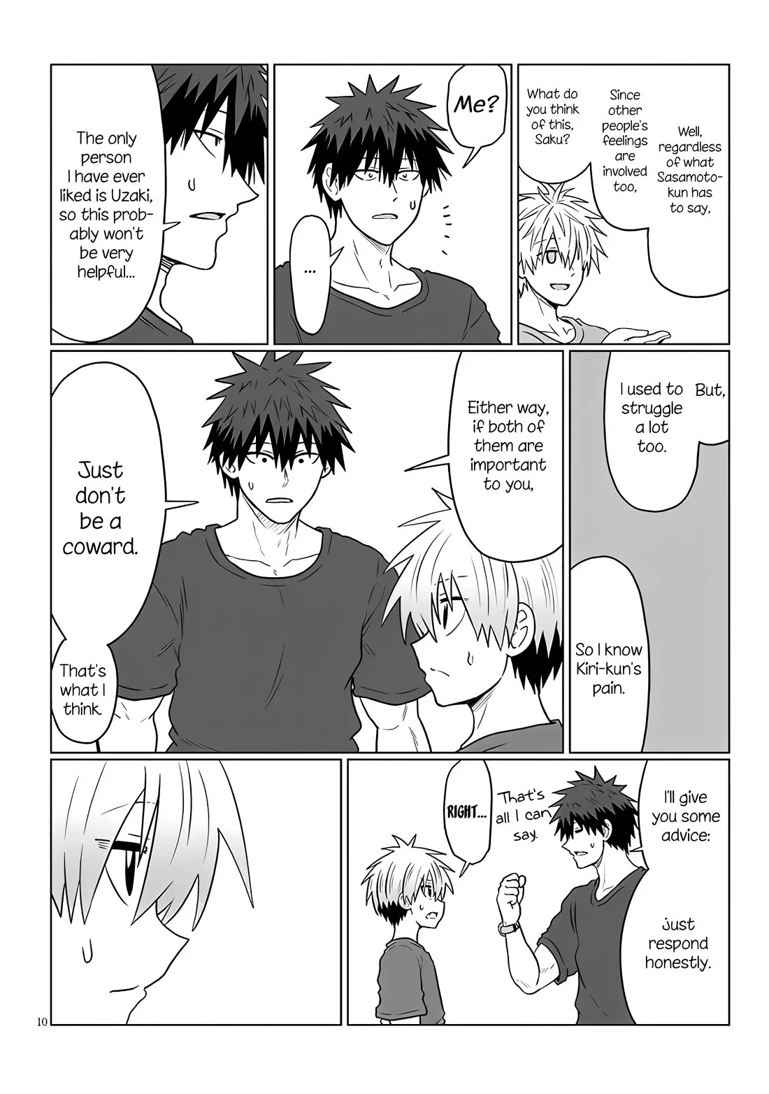 Uzaki-chan Wants to Hang Out, Chapter 123