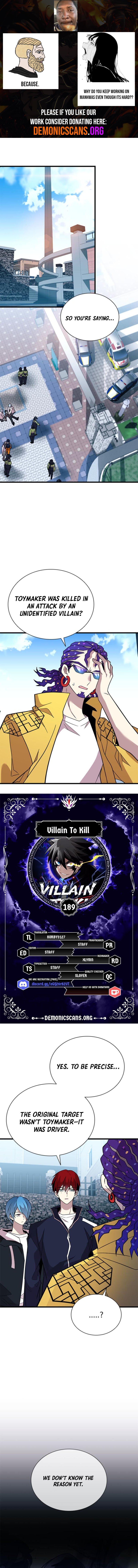 Villain to Kill, Chapter 189